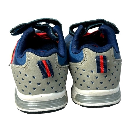 Micky Mouse Sneakers blue and red toddler child size 7 - Picture 4 of 9